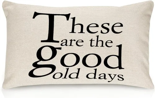 Miniatura 25 de Better When We are Together - Fundas de almohada lumbar de 12 x 20 pulgadas con citas divertidas de algodón y lino para sofá, decoración de sala