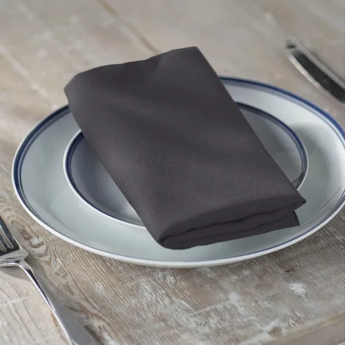 Miniatura 47 de LA Linen Paquete de 10 servilletas de popelina de poli, servilletas de tela suave, servilletas lavables y reutilizables, servilletas de mesa