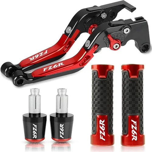 Miniatura 7 de Palancas de embrague de freno de motocicleta para manillar Yamaha FZ6R FZ 6R FZ-6R 2009 2010 2011 2012 2013 2014 2015 2016 2017 (Color : 1)