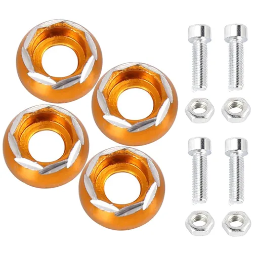 Miniatura 7 de Tornillos de matrícula de motocicleta, tornillo de matrícula, tornillo decorativo de aleación de aluminio M6, kit de tornillos para matrícula apto