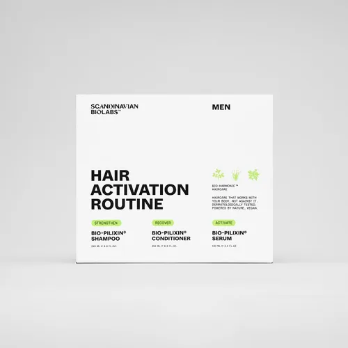 Miniatura 8 de Scandinavian Biolabs Rutina Bio-Pilixin® para hombres Ayuda con el desprendimiento del cabello, nutre los folículos pilosos, mejora la fuerza