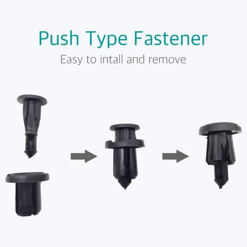 Miniatura 4 de Lantee Clips de retención de nailon tipo empuje para Nissan 01553-09241 240SX, 350Z, 370Z, Altima, Cube, Maxima, Murano, NV, Pathfinder, Quest