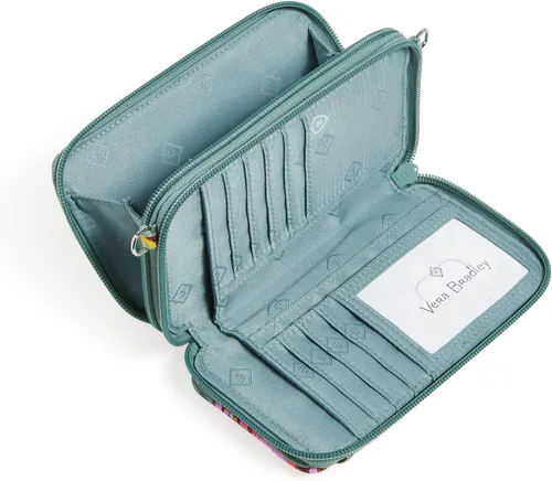 Miniatura 3 de Bolso cruzado todo en uno de algodón para mujer con protección RFID