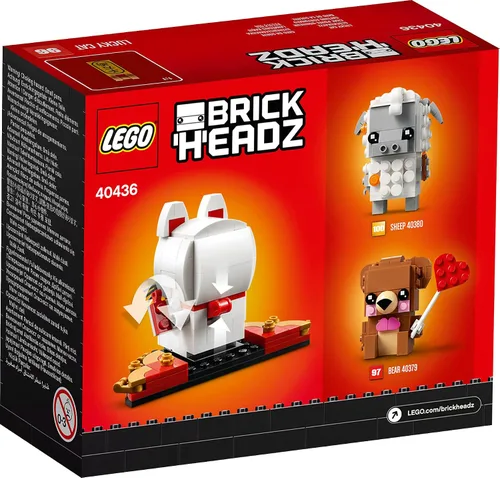 Miniatura 4 de Brickheadz Lucky Cat 40436 cartucho de tóner 134 pieza(s)