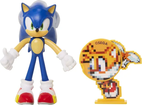 Miniatura 17 de Sonic, el erizo - Figura de acción de Knuckles de 4 in Nudillos