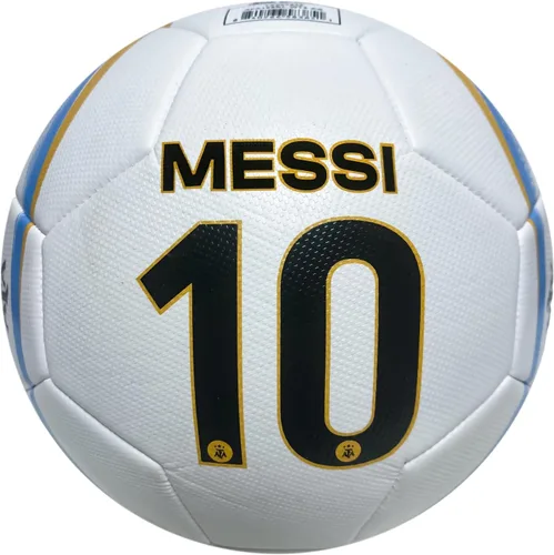 Miniatura 10 de Icon Sports Balón de fútbol de la Asociación Argentina de Fútbol con licencia Messi-Blanco