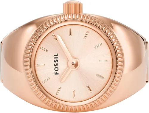 Miniatura 3 de Fossil Reloj de anillo de acero inoxidable de cuarzo para mujer