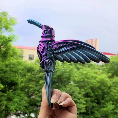Miniatura 5 de Molde de silicona 3D para colibrí, molde de resina animal, estatua de pájaro, molde epoxi, molde de fundición para manualidades, para regalo, hogar