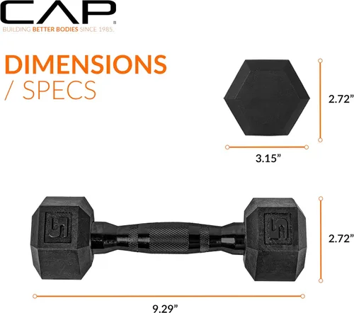 Miniatura 4 de CAP Barbell - Mancuerna recubierta Varias opciones de pares y conjuntos