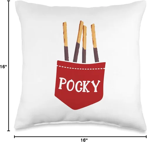 Miniatura 4 de Japonés Sweets bolsillo bolsillo camisetas asiáticas bolsillo bolsillo chocolate Japón postre divertido regalo camiseta manta almohada, 16x16