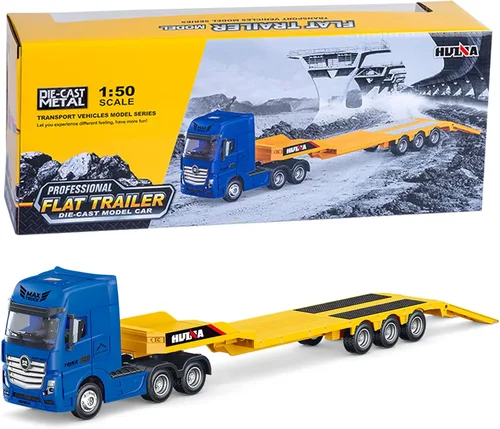 Miniatura 13 de Camión de bomba de hormigón Vehículos de construcción Juguetes, escala 1:50 Diecast Site Hormigón Bomba Camión, Camiones de juguete para niños