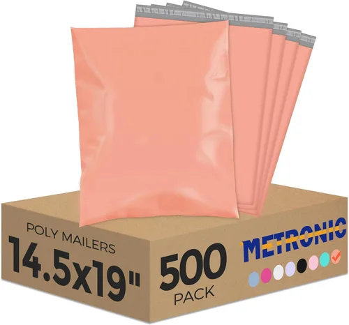 Miniatura 17 de Metronic 100 unidades de sobres de polietileno de 24 x 24 pulgadas, bolsas de envío grandes para ropa, bolsas de correo adhesivas fuertes