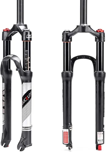 Miniatura 10 de BUCKLOS Horquilla MTB de Suspensión de Aire de 120mm para Viaje, 26/27.5/29, Ajuste de Rebote 1 1/8 Tubo Recto/Conico QR 9mm, Bloqueo Manual/Remoto