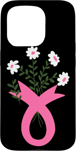 Miniatura 14 de Flower Jar Pink Ribbon Breast cancer Awareness Month Women Case for iPhone 16