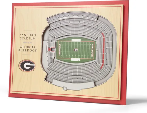 Miniatura 35 de YouTheFan NCAA Florida Gators Arte de Pared 3D StadiumView de 5 Capas - Estadio Ben Hill Griffin, 13.00" x 17.00