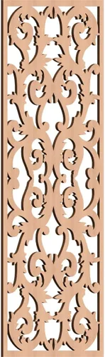 Miniatura 174 de Meadville Paneles decorativos de pared de madera con calado, 9 3/8 pulgadas de ancho x 24 3/8 pulgadas de alto x 1/4 de alto, aliso