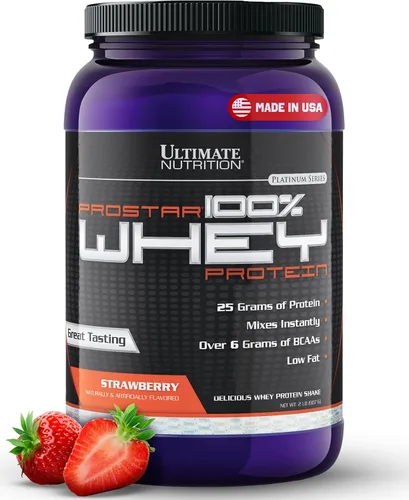Miniatura 21 de Ultimate Nutrition Prostar - Mezcla de proteína de suero en polvo de concentrado de suero aislado y péptidos, baja en carbohidratos, apta para dieta
