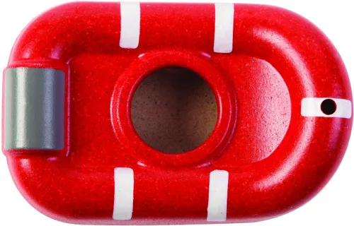 Miniatura 4 de PlanToys® Barco de guardia costero de madera con conductor Juguete impermeable para baño y agua Juguete Montessori para juego imaginativo