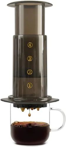 Miniatura 3 de Máquinas de café portátiles de prensa manual Máquina de café portátil al aire libre Taza de café Cafetera profesional Cafetera portátil Cafetera