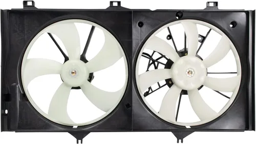 Miniatura 71 de TRQ Conjunto de ventilador de refrigeración dual del radiador compatible con Toyota Highlander 2008-2013 TO3115155