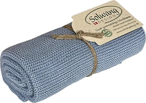 Miniatura 14 de Solwang Toallas de mano de cocina de algodón danés 100% algodón orgánico, hechas en la India (amarillo brillante orgánico)