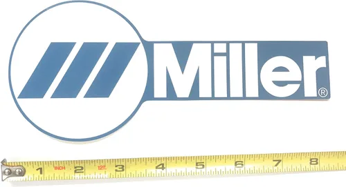 Miniatura 2 de Miller Calcomanía de repuesto con logotipo de Miller (3.5" x 8.25")