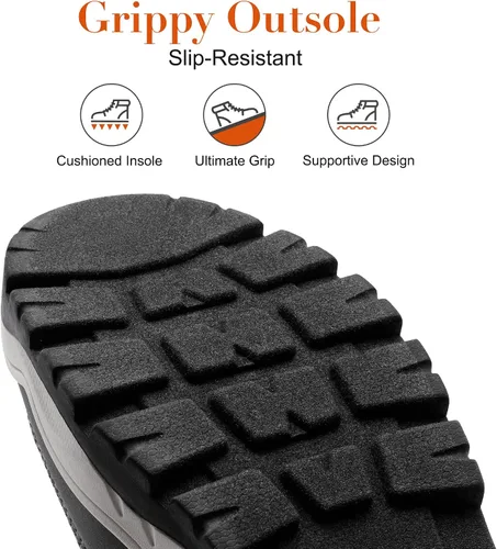 Miniatura 4 de DREAM PAIRS Botas de nieve de invierno para mujer, impermeables, aisladas, cálidas y cómodas, de piel sintética, botas cortas de moda