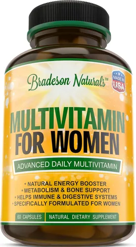 Miniatura 9 de Suplemento multivitamínico para hombres para energía, concentración y rendimiento. Vitaminas A, C, D, E y B12, zinc, calcio, magnesio y más. Multi
