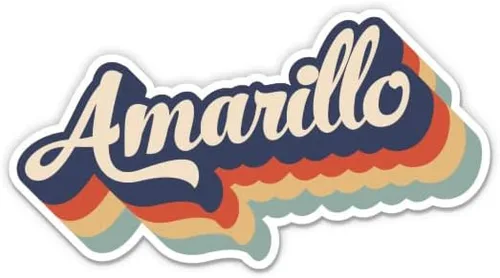 Squiddy Amarillo Texas - Calcomanía de vinilo para teléfono, laptop, botella de agua (3 pulgadas de ancho)