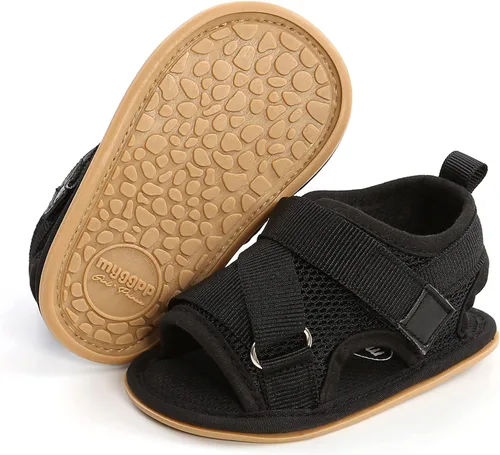 Miniatura 45 de Sandalias de verano para bebés, niñas y niños, unisex, antideslizantes, suela suave, transpirable, para primeros pasos, zapatos de playa al aire