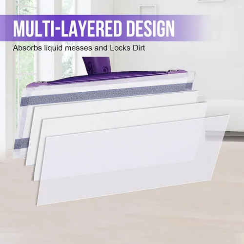Miniatura 3 de Repuestos de almohadillas para trapeador compatibles con trapeador Wet Jet, almohadillas de trapeador de limpieza para pisos de madera con spray