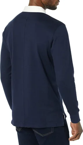 Miniatura 2 de Tienda Essentials Men's Organic Cotton Long Sleeve Rugby Top (Previously Tienda Aware)