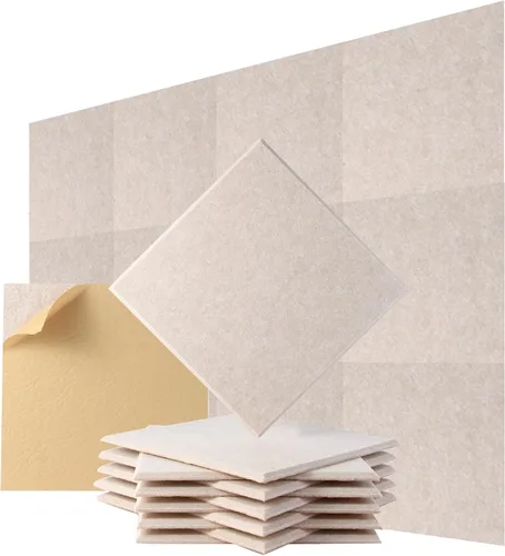 Paneles acústicos de pared, azulejos con cancelación de ruido para estudio en casa y oficina, a prueba de sonido de calidad, paneles de espuma a