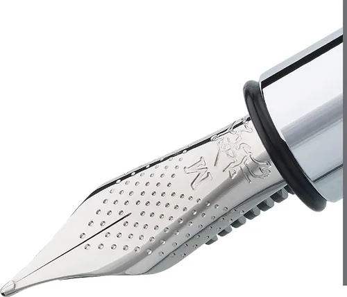 Miniatura 3 de Faber-Castell Ambition - Pluma estilográfica, resina negra, tamaño mediano