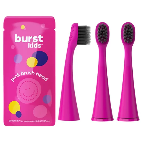 Miniatura 8 de BURST Cabezales de repuesto originales para cepillo de dientes eléctrico para niños (espuma de mar verde azulado/paquete de 3) Ajuste perfecto