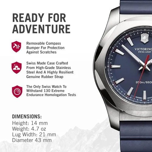 Miniatura 2 de Victorinox Reloj I.N.O.X. para hombre del ejército suizo