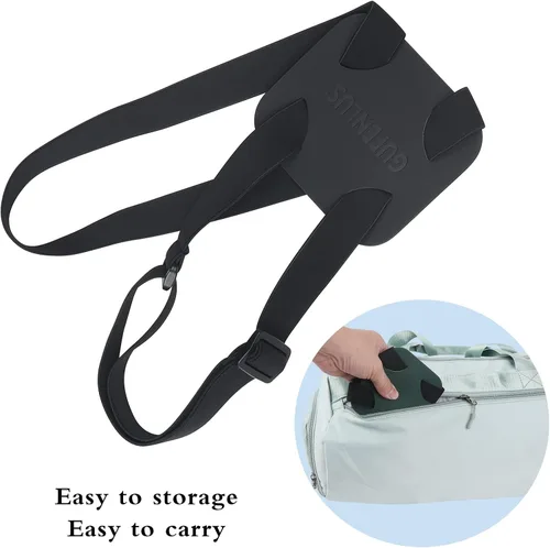 Miniatura 2 de Correas elásticas de equipaje para maletas, correas elásticas para equipaje de tamaño ajustable y accesorios elásticos de viaje, paquete de 2