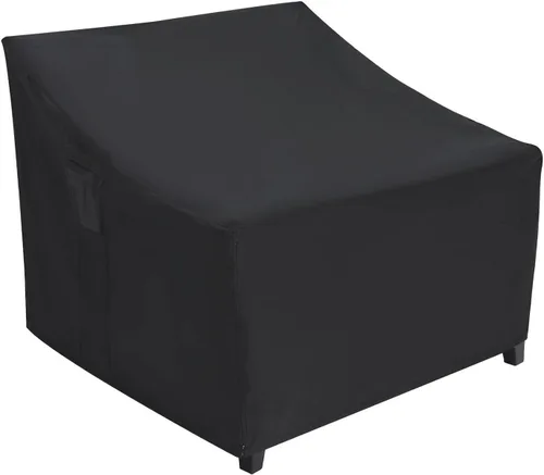 Miniatura 13 de ABCCANOPY Funda para silla de patio, apilable, impermeable, para exteriores, duradera, resistente a los rayos UV, de poliéster, funda para muebles