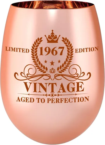 Miniatura 50 de Copa de vino para el 100 cumpleaños, regalos vintage de 1926 para el 100 cumpleaños de mujeres, para ella, esposa, mamá, tía, abuela, hermana