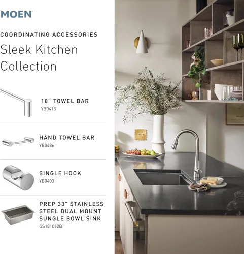 Miniatura 7 de Moen 7864EWSRS Sleek Reflex Motionsense, 7864ORB Bronce frotado con aceite