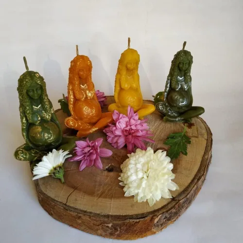 Miniatura 4 de Goddness - Molde de silicona para velas de la Madre Tierra, molde de silicona para velas Gaia 3D, molde de arcilla de silicona decorado de resina