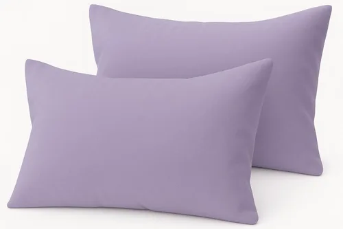Miniatura 46 de COTTON STICH™ Juego de 2 fundas de almohada para niños pequeños de 14 x 20 pulgadas, 100% algodón de 600 hilos, fundas de almohada suaves y Azul