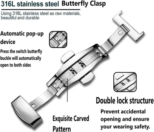 Miniatura 6 de Moran - Correas de cuero compatibles con Apple Watch Band 1.929 in 1.772 in 1.732 in 1.654 in 1.614 in 1.575 in 1.496 in, correa de cuero de oveja