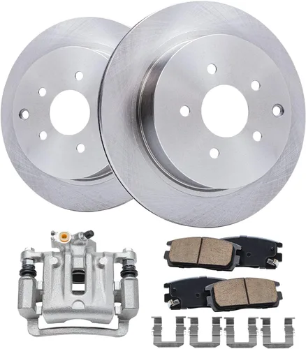 Miniatura 71 de Detroit Axle - Rotores de freno para Ford Mustang 2015 2016 2017 2018 2019 2020 2021 2022 2023 Rotores de freno de disco 2016 2017 2018 2019