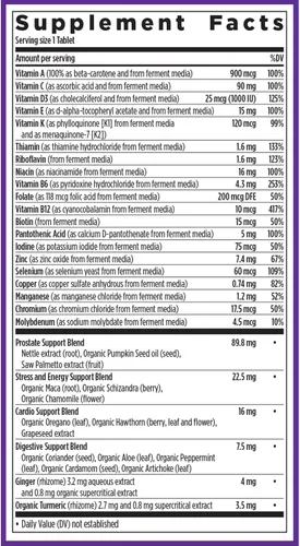 Miniatura 6 de Tabletas multivitamínicas para hombres de más de 40 años, uso diario, de New Chapter, 371, 1, 1