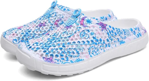 Miniatura 9 de CERYTHRINA Zuecos de jardín para mujeres, zapatos transpirables de secado rápido, sandalias, pantuflas, calzado de playa