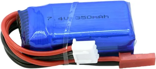 Miniatura 3 de 2 unids 7.4 V 2S 350 mAh 20C LiPo batería JST enchufe para RC modelo micro avión helicóptero Quadcopter Drone