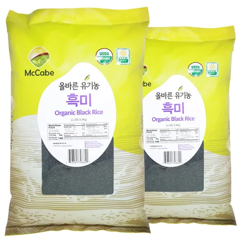 Miniatura 11 de McCabe Mezcla orgánica de 8 granos mixtos – Mezcla de arroz de granos integrales orgánicos 12 libras Rico en fibra y minerales Certificado USDA