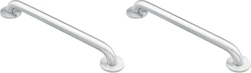 Miniatura 8 de Moen Home Care Seguridad para Baño - Barra de agarre de 24 pulgadas de acero inoxidable para discapacitados para bañera y ducha, mango de servicio