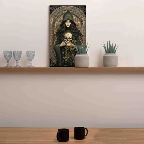 Miniatura 4 de Pintura de Halloween por números para adultos sobre lienzo, terror, pinturas al óleo acrílicas, kits de pintura al óleo, regalos para niños, Pintura